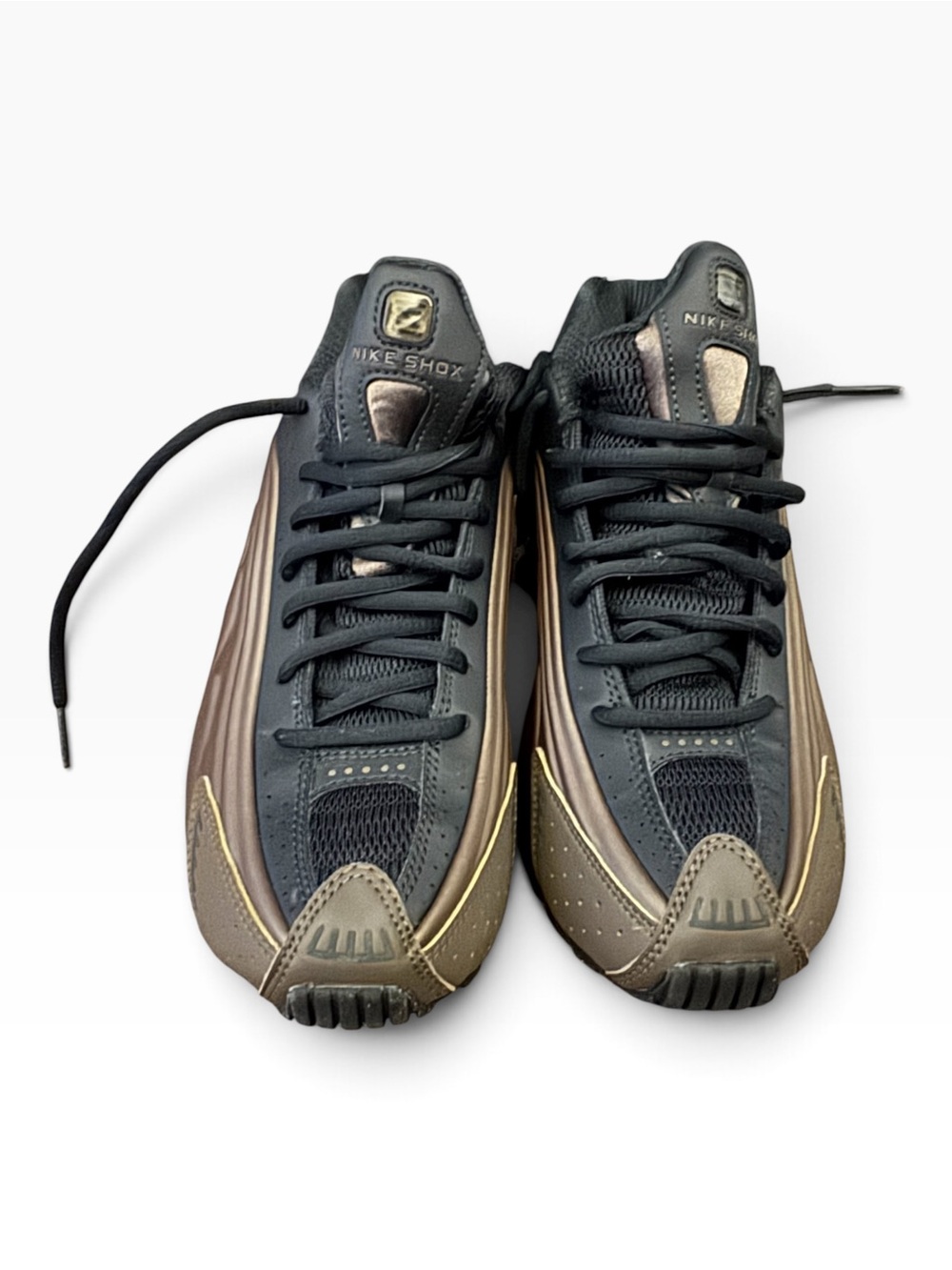 Nike Shox R4 'Off Noir Ironstone' sneakers - Picture 2 of 8